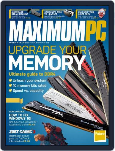 Maximum PC February 9th, 2016 Digital Back Issue Cover
