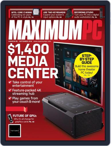 Maximum PC September 1st, 2018 Digital Back Issue Cover