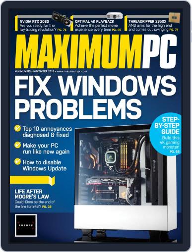Maximum PC November 1st, 2018 Digital Back Issue Cover