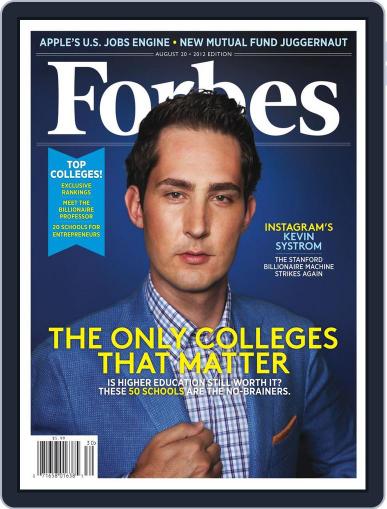 Forbes August 6th, 2012 Digital Back Issue Cover