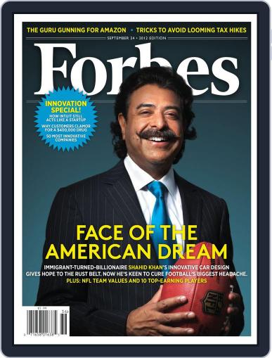 Forbes September 10th, 2012 Digital Back Issue Cover