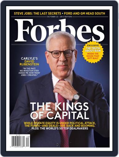 Forbes October 8th, 2012 Digital Back Issue Cover