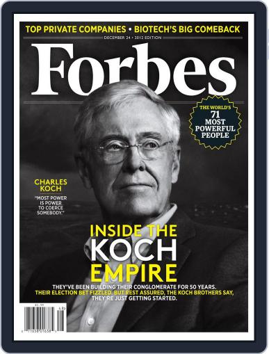 Forbes December 12th, 2012 Digital Back Issue Cover