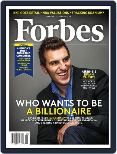 Forbes February 11th, 2013 Digital Back Issue Cover