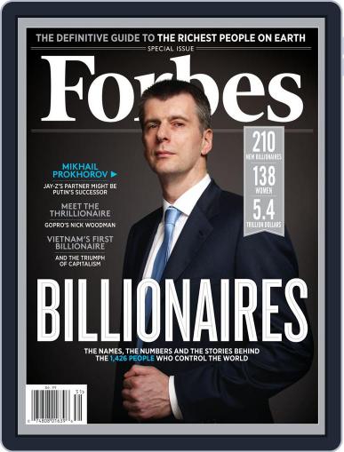 Forbes March 25th, 2013 Digital Back Issue Cover