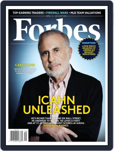 Forbes April 15th, 2013 Digital Back Issue Cover