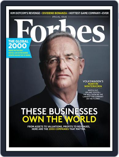 Forbes May 6th, 2013 Digital Back Issue Cover