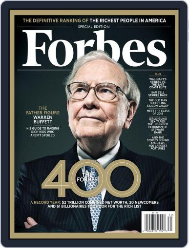 Forbes October 7th, 2013 Digital Back Issue Cover