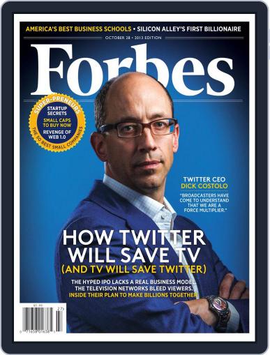 Forbes October 28th, 2013 Digital Back Issue Cover