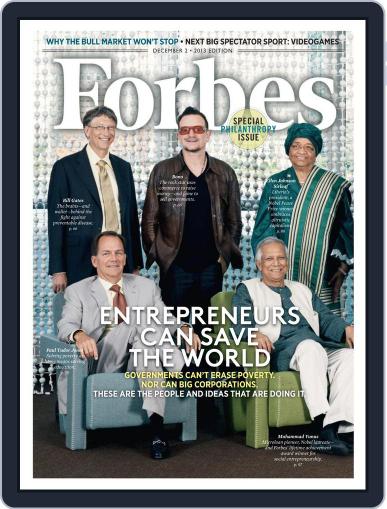 Forbes December 2nd, 2013 Digital Back Issue Cover