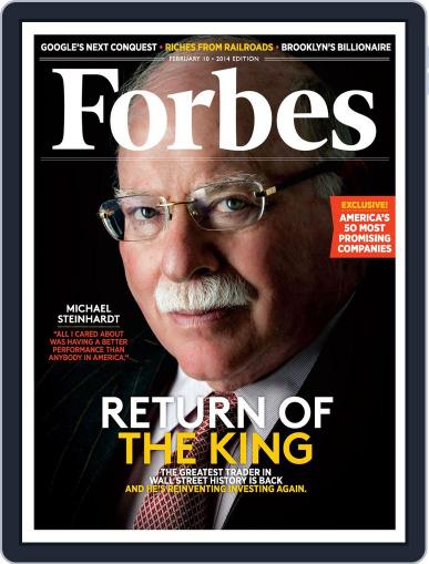Forbes February 10th, 2014 Digital Back Issue Cover