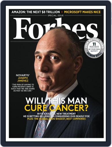 Forbes May 26th, 2014 Digital Back Issue Cover