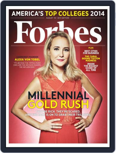 Forbes August 18th, 2014 Digital Back Issue Cover