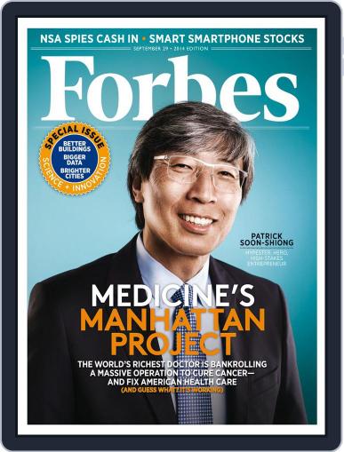 Forbes September 29th, 2014 Digital Back Issue Cover