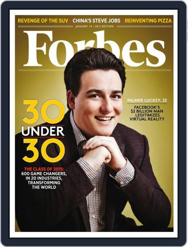 Forbes January 19th, 2015 Digital Back Issue Cover