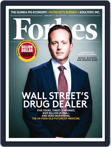 Forbes February 9th, 2015 Digital Back Issue Cover