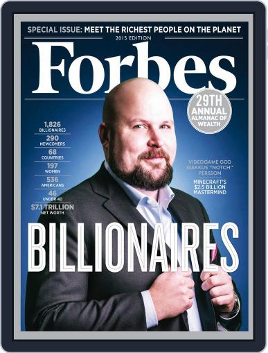 Forbes March 23rd, 2015 Digital Back Issue Cover