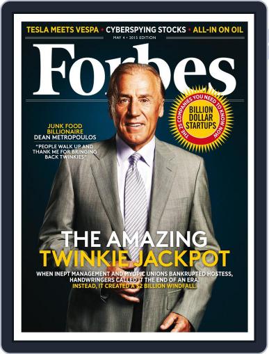 Forbes May 4th, 2015 Digital Back Issue Cover