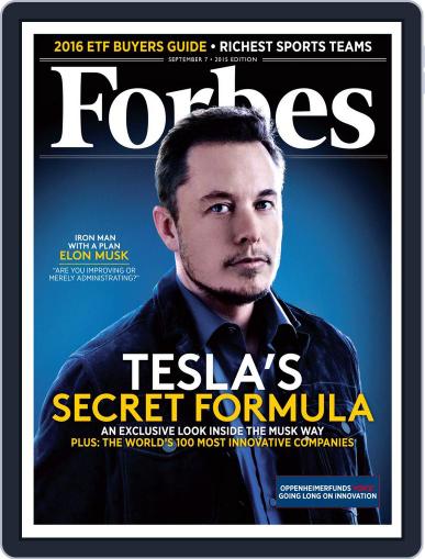 Forbes September 7th, 2015 Digital Back Issue Cover