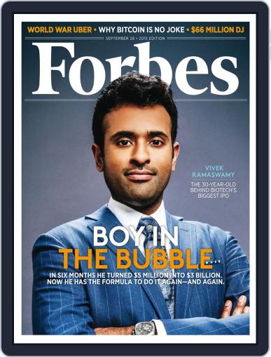 Forbes September 28th, 2015 Digital Back Issue Cover