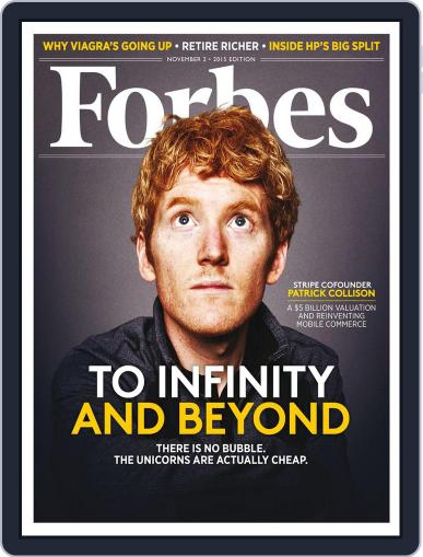 Forbes November 2nd, 2015 Digital Back Issue Cover