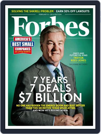 Forbes February 8th, 2016 Digital Back Issue Cover