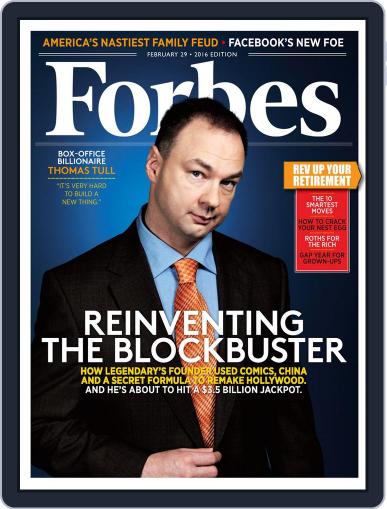 Forbes February 29th, 2016 Digital Back Issue Cover