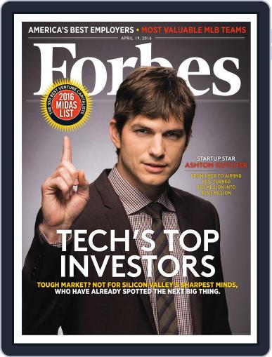 Forbes April 19th, 2016 Digital Back Issue Cover