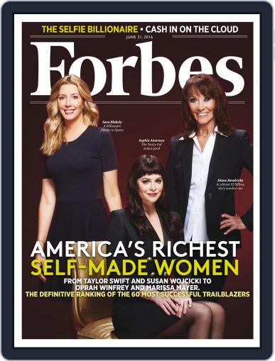 Forbes June 21st, 2016 Digital Back Issue Cover