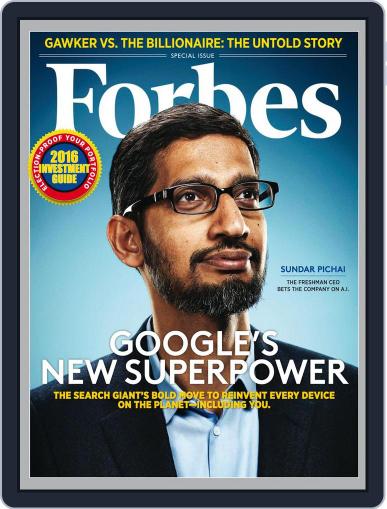 Forbes June 30th, 2016 Digital Back Issue Cover