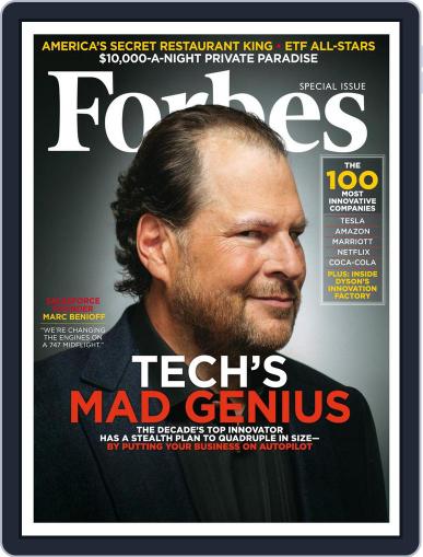 Forbes September 13th, 2016 Digital Back Issue Cover