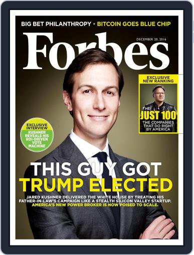 Forbes December 20th, 2016 Digital Back Issue Cover