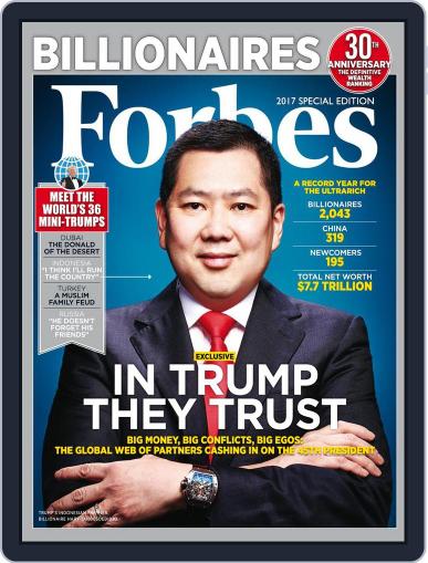 Forbes March 28th, 2017 Digital Back Issue Cover