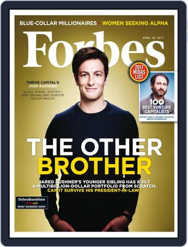 Forbes April 25th, 2017 Digital Back Issue Cover
