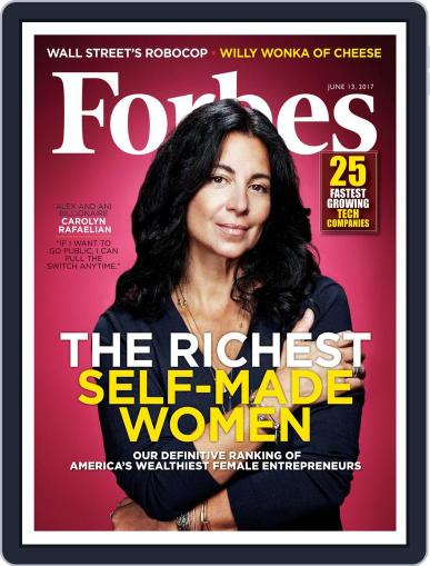 Forbes June 13th, 2017 Digital Back Issue Cover