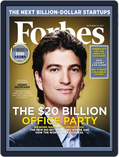 Forbes October 24th, 2017 Digital Back Issue Cover