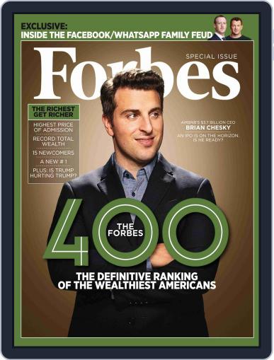 Forbes October 31st, 2018 Digital Back Issue Cover
