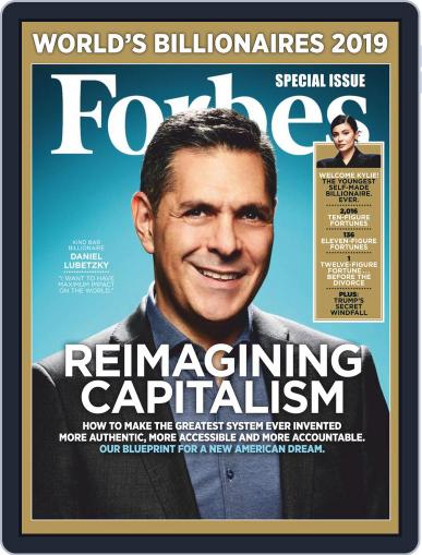 Forbes March 31st, 2019 Digital Back Issue Cover