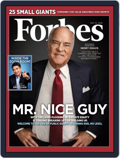 Forbes May 31st, 2019 Digital Back Issue Cover