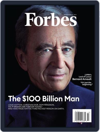 Forbes November 30th, 2019 Digital Back Issue Cover