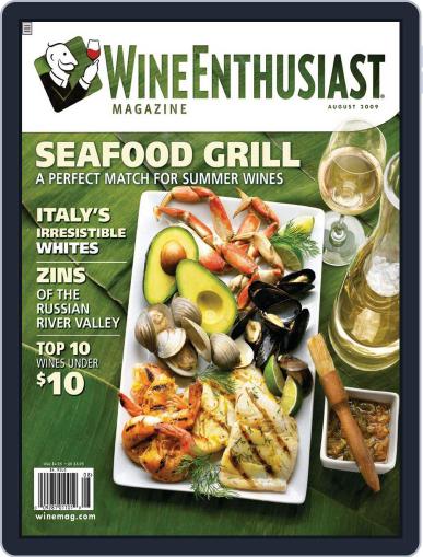 Wine Enthusiast July 20th, 2009 Digital Back Issue Cover