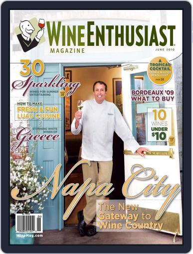 Wine Enthusiast May 11th, 2010 Digital Back Issue Cover