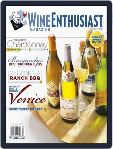 Wine Enthusiast June 8th, 2010 Digital Back Issue Cover