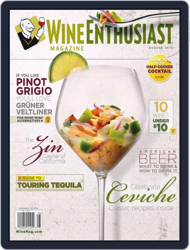 Wine Enthusiast July 6th, 2010 Digital Back Issue Cover