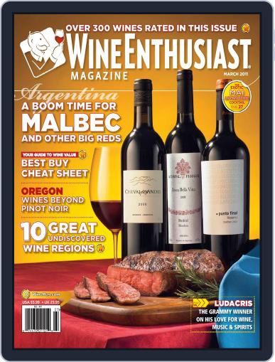 Wine Enthusiast February 9th, 2011 Digital Back Issue Cover