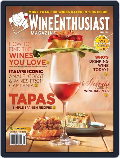 Wine Enthusiast April 6th, 2011 Digital Back Issue Cover