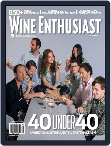 Wine Enthusiast September 2nd, 2014 Digital Back Issue Cover