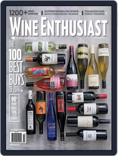 Wine Enthusiast October 14th, 2014 Digital Back Issue Cover