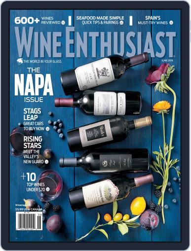 Wine Enthusiast June 1st, 2015 Digital Back Issue Cover