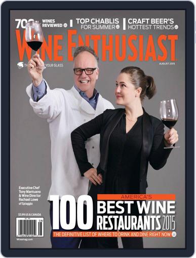 Wine Enthusiast August 1st, 2015 Digital Back Issue Cover